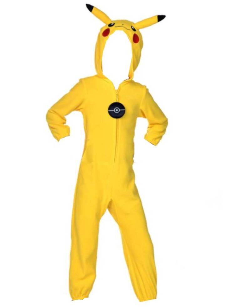 Costum Pokemon Childrens Pikachu (110 cm) (96764-4)