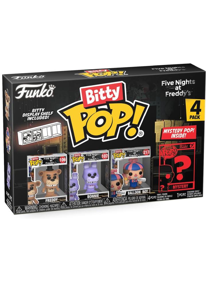 Figurine Funko Bitty Pop! 4-Pack Five Nights at Freddys - Freddy 2.5cm
