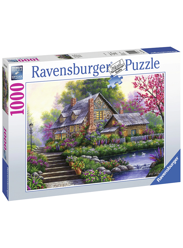 Puzzle Ravensburger Romantic Cottage 1000pc (10215184)