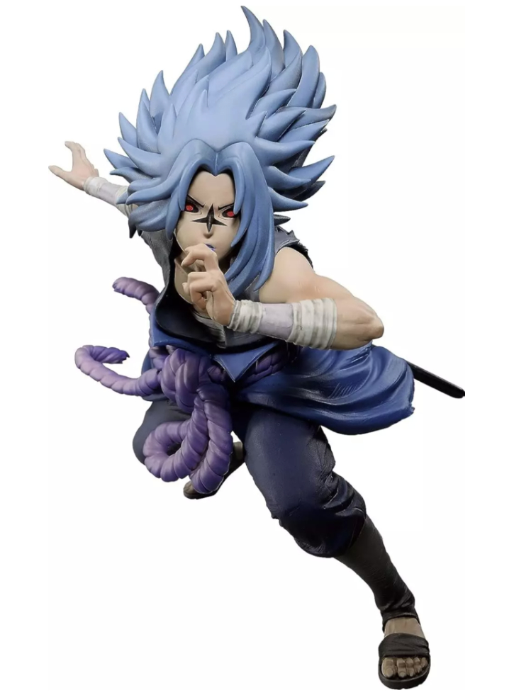 Figurina Banpresto Colosseum Naruto Shippuden 20th Anniversary Sasuke Uchiha 11cm