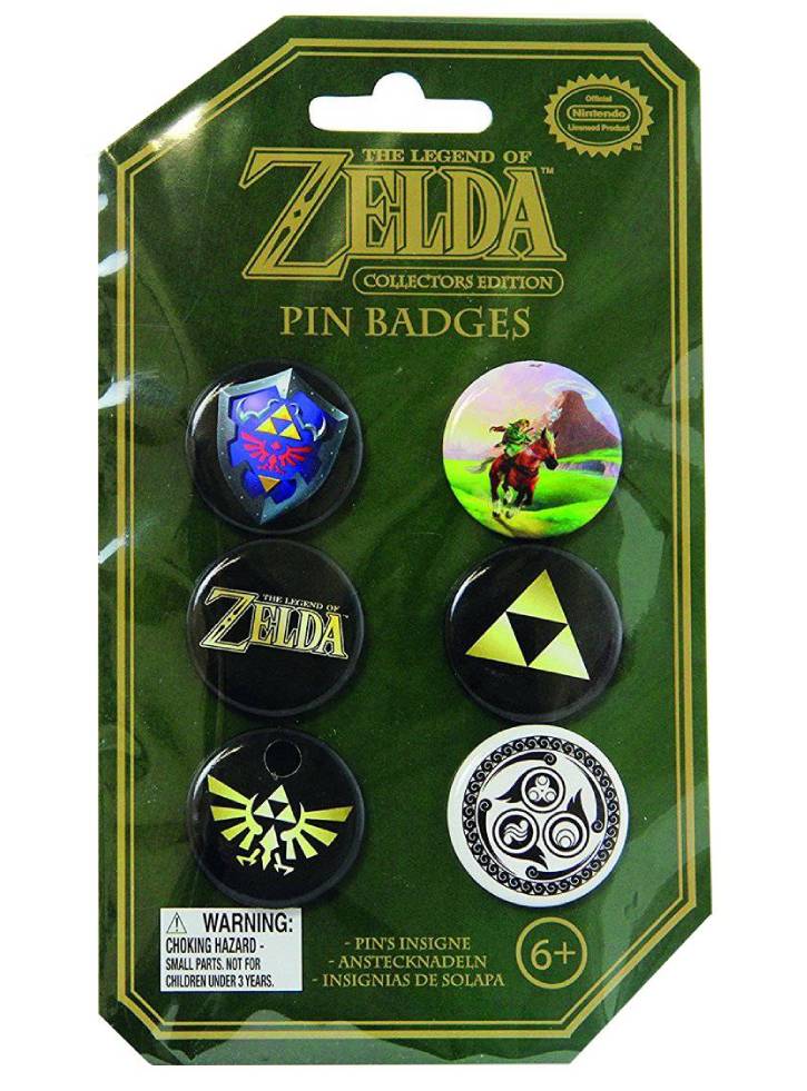 The Legend of Zelda Pin Badges