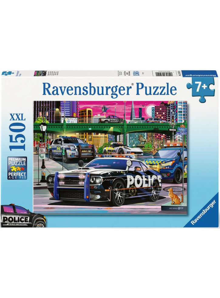Puzzle Ravensburger Police On Patrol 150pc