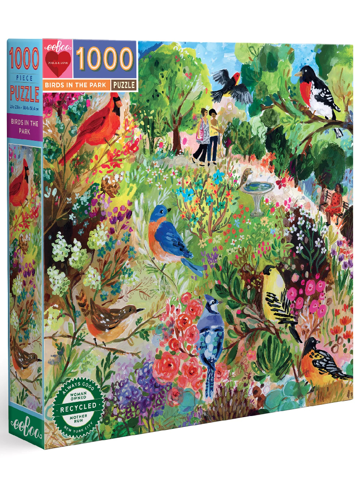 Puzzle eeBoo Birds in the Park 1000pc (EPZTBPK)