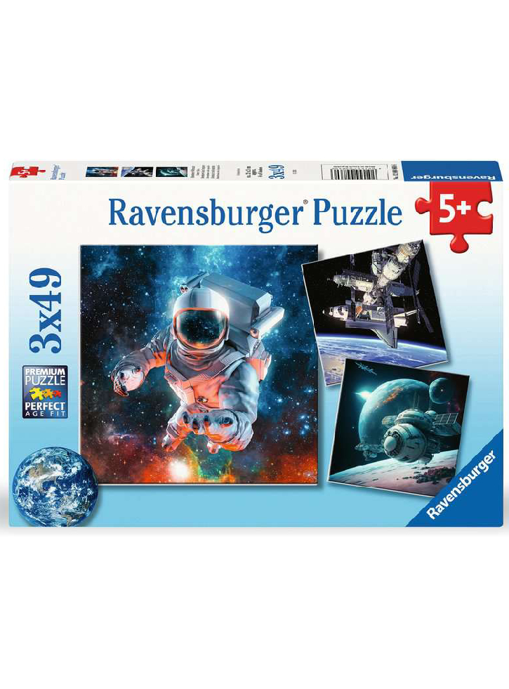 Puzzle Ravensburger Space Adventure 3x49pc