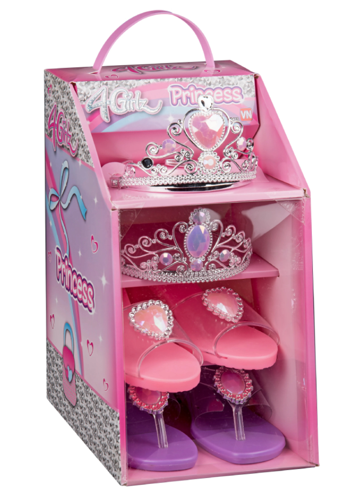 4-Girlz Princess shoes & tiaras (63173)