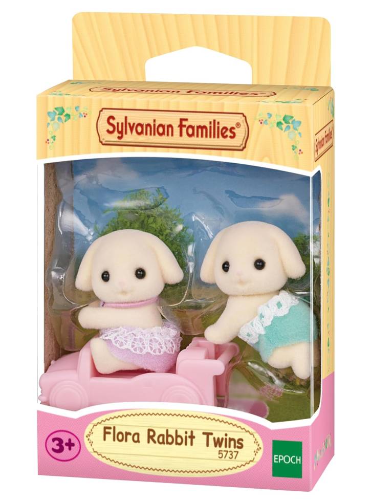 Figurine Sylvanian Families Flora Rabbit Twins (5737)