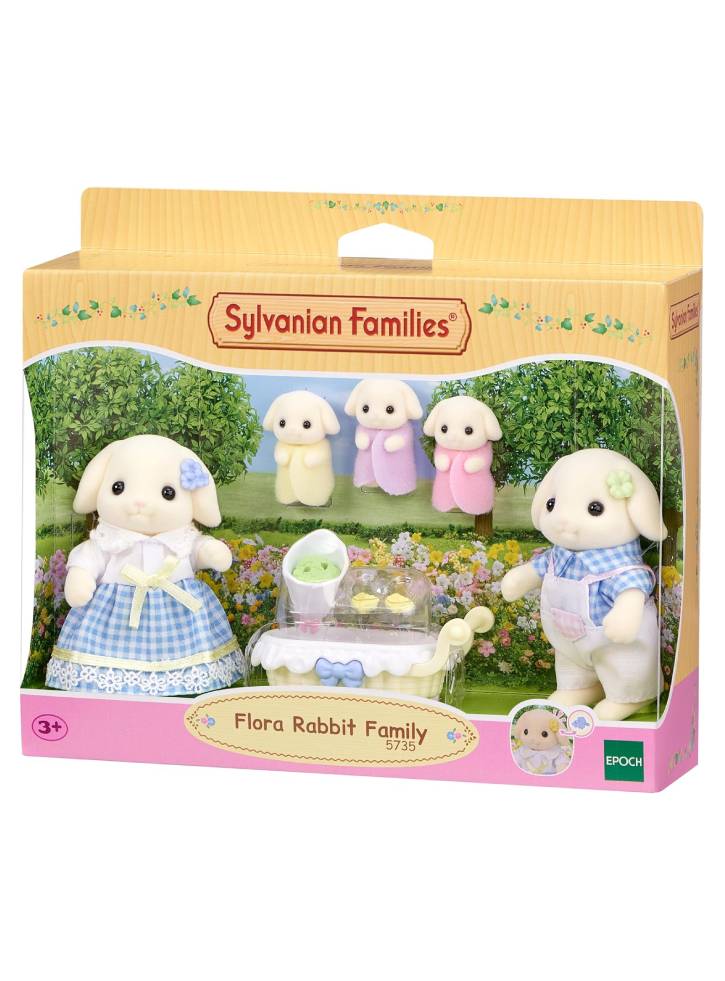 Figurine Sylvanian Families Flora Rabbit Family (5735)