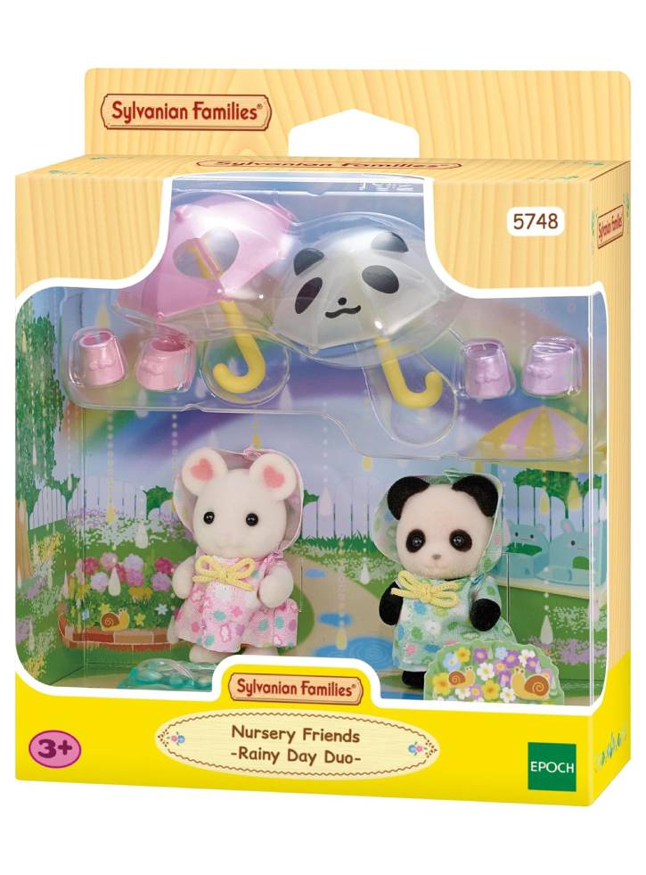 Figurine Sylvanian Families Kindergarten Friends Rainy Day Duo (5748)