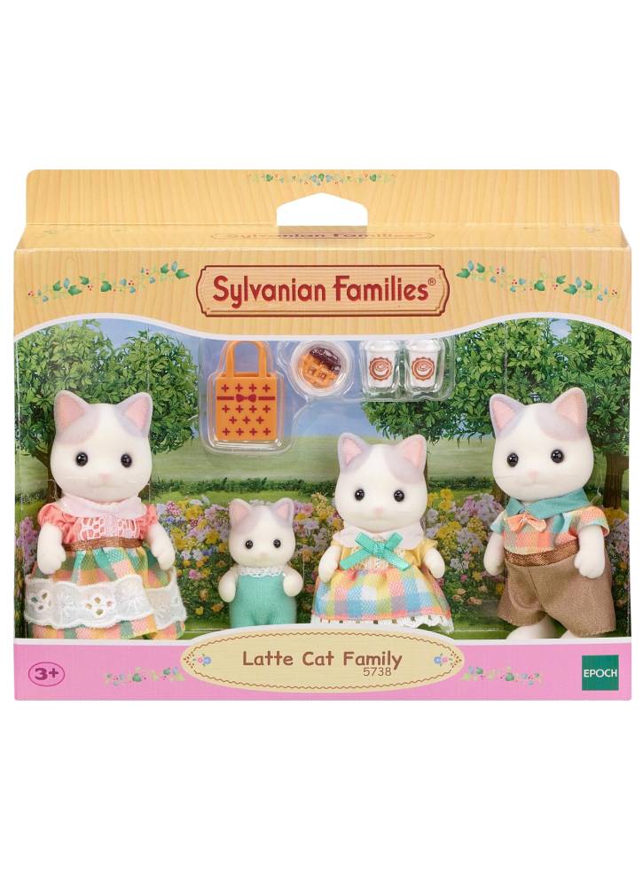 Figurine Sylvanian Families Latte Cat Family (5738)