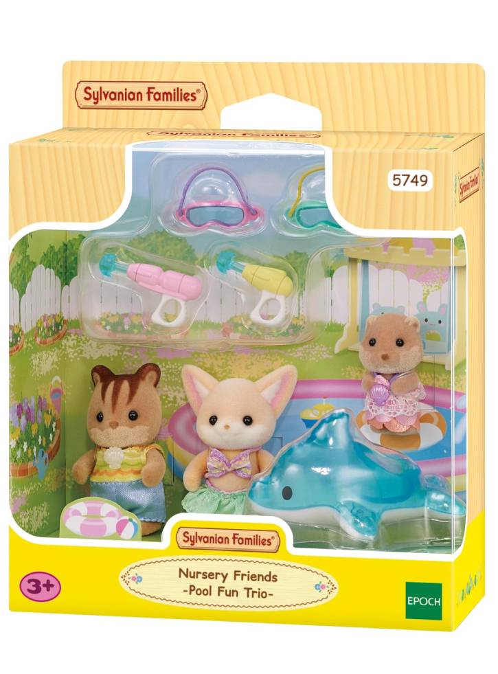 Figurine Sylvanian Families Kindergarten Friends Wading Pool Trio (5749)