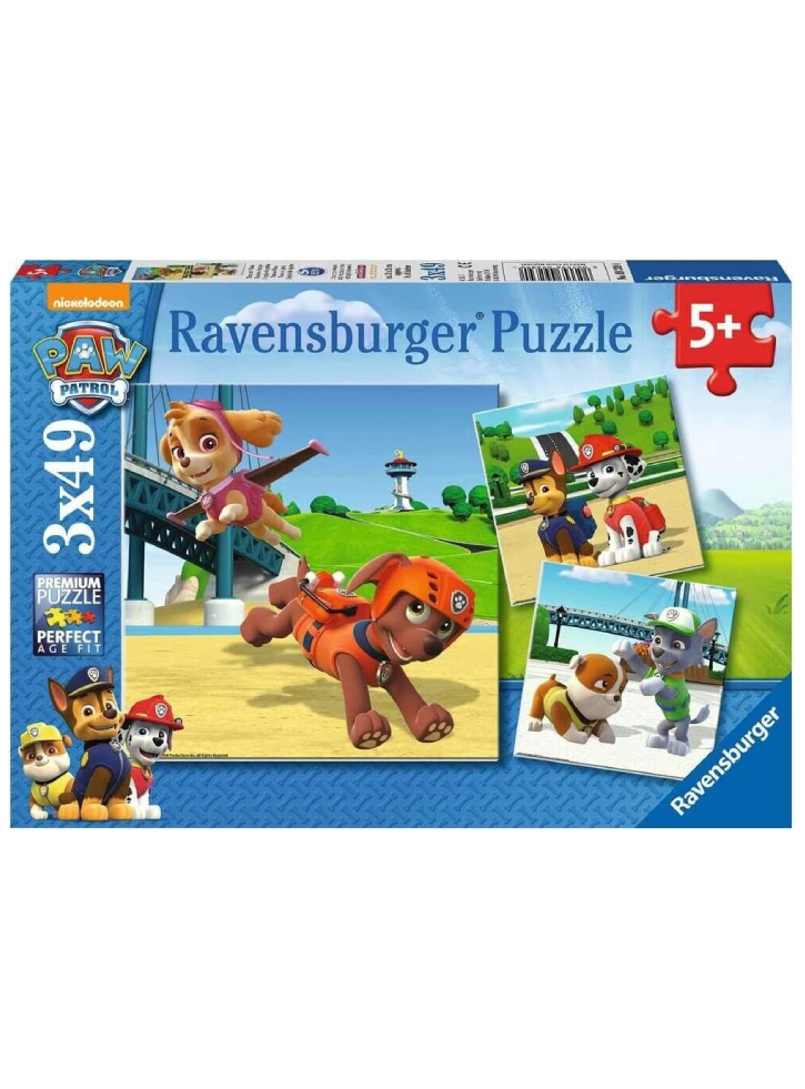 Puzzle Ravensburger Jigsaw Paw Patrol 3x49Pc