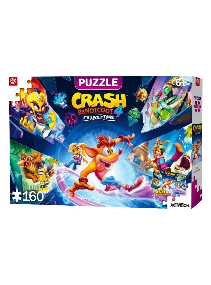 Puzzle Kids Crash Bandicoot 4 It's About Time 160pc
