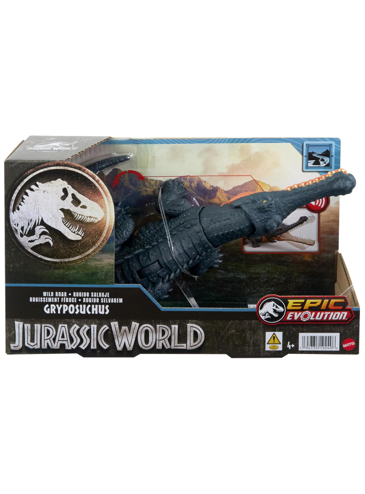Jurassic World Epic Evolution Wild Roar Gryposuchus (HTK71)