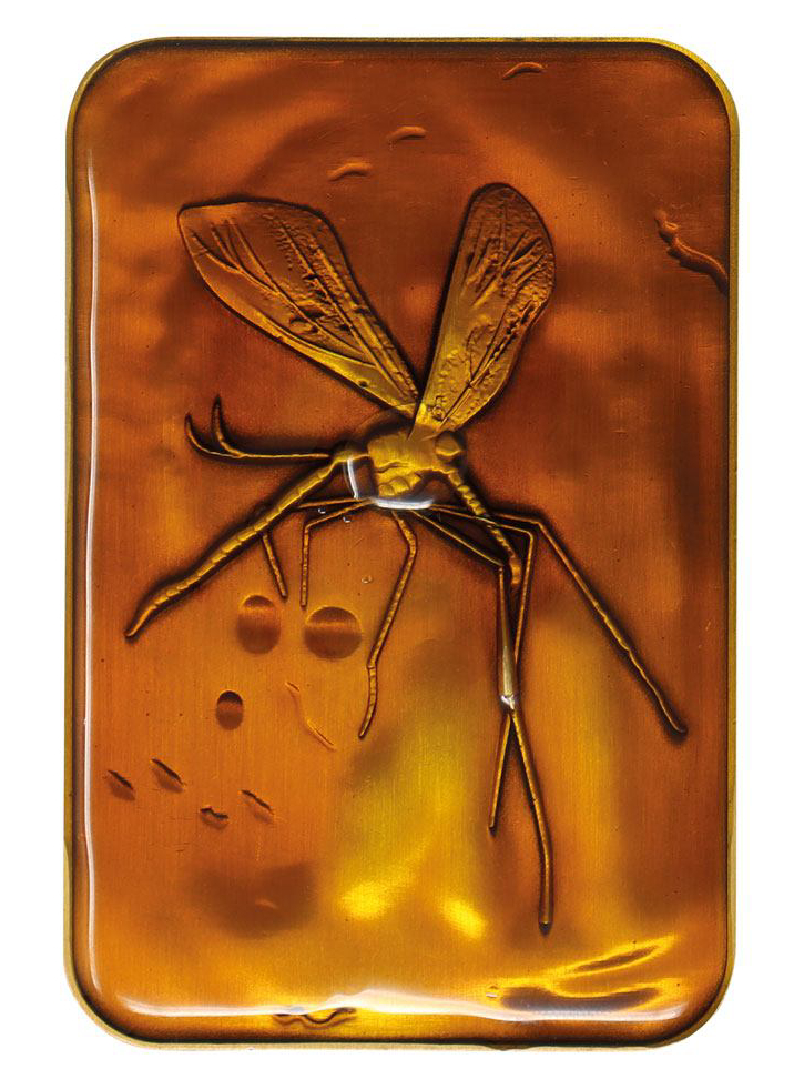 Jurassic Park Limited Edition Mosquito in Amber Ingot
