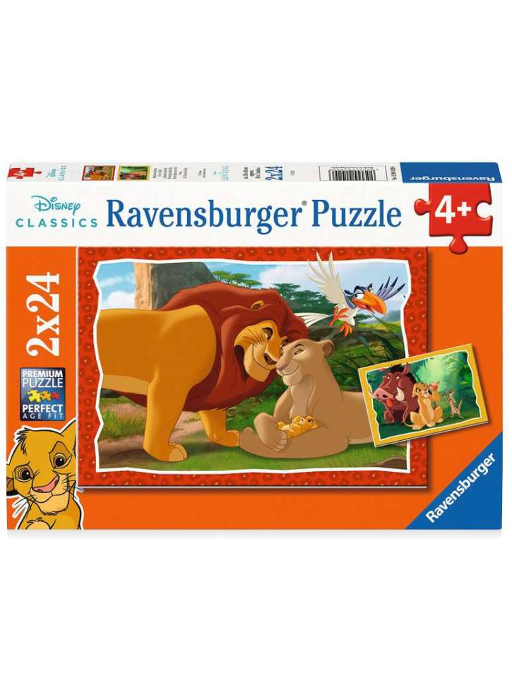 Puzzle Ravensburger The Lion King 2x24pc