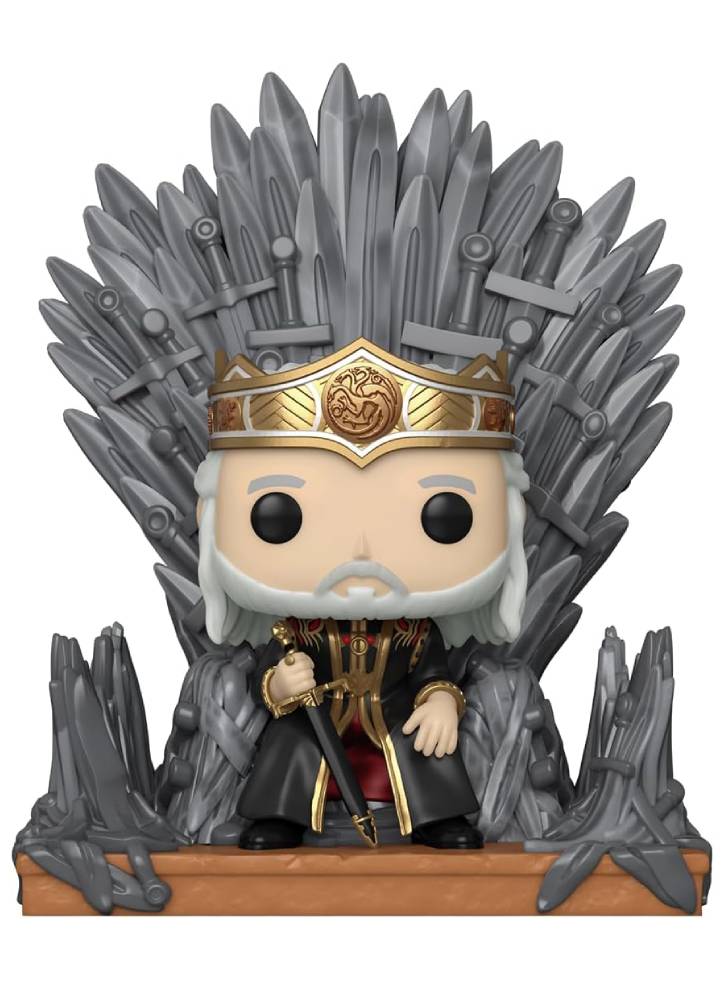 Figurina Funko Pop Deluxe Game of Thrones House of the Dragon Viserys on the Iron Throne #12 9cm