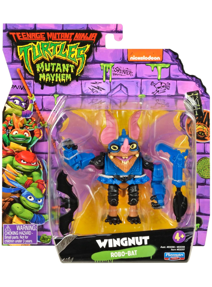 Figurina Turtles Mutant Mayhem Basic Wingnut 12cm