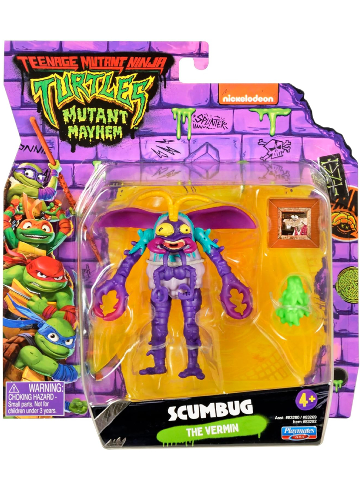 Figurina Turtles Mutant Mayhem Basic Scumbug 12cm
