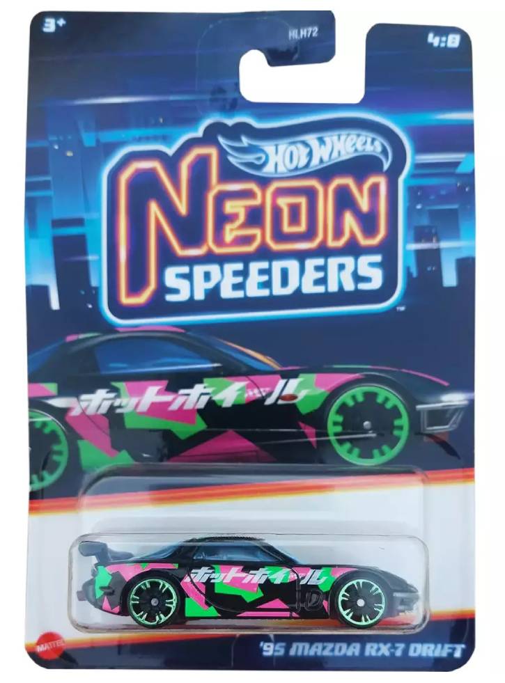 Hot Wheels Neon Speeders 95 Mazda RX-7 Drift (HRW70)