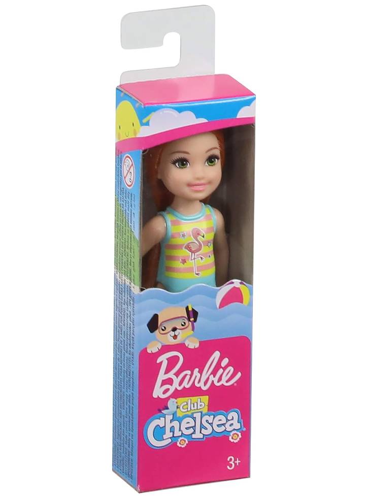 Papusa Barbie Club Chelsea Beach Flamingo Swimsuit (GLN72)