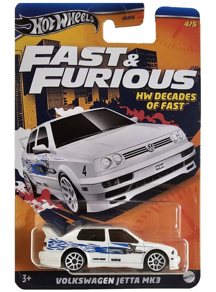 Hot Wheels Fast Furious HW Decades of Fast Volkswagen Jetta MK3 (HRW44)