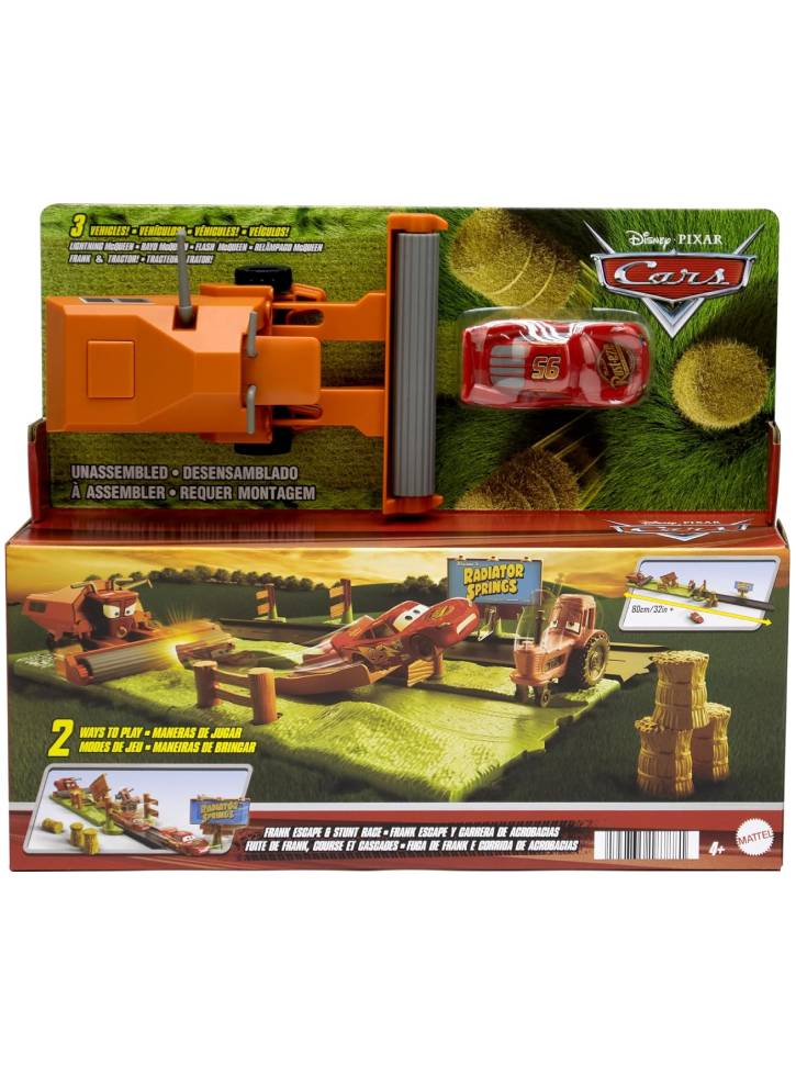Set Disney And Pixar Cars Frank Escape Stunt Race (HRX48)