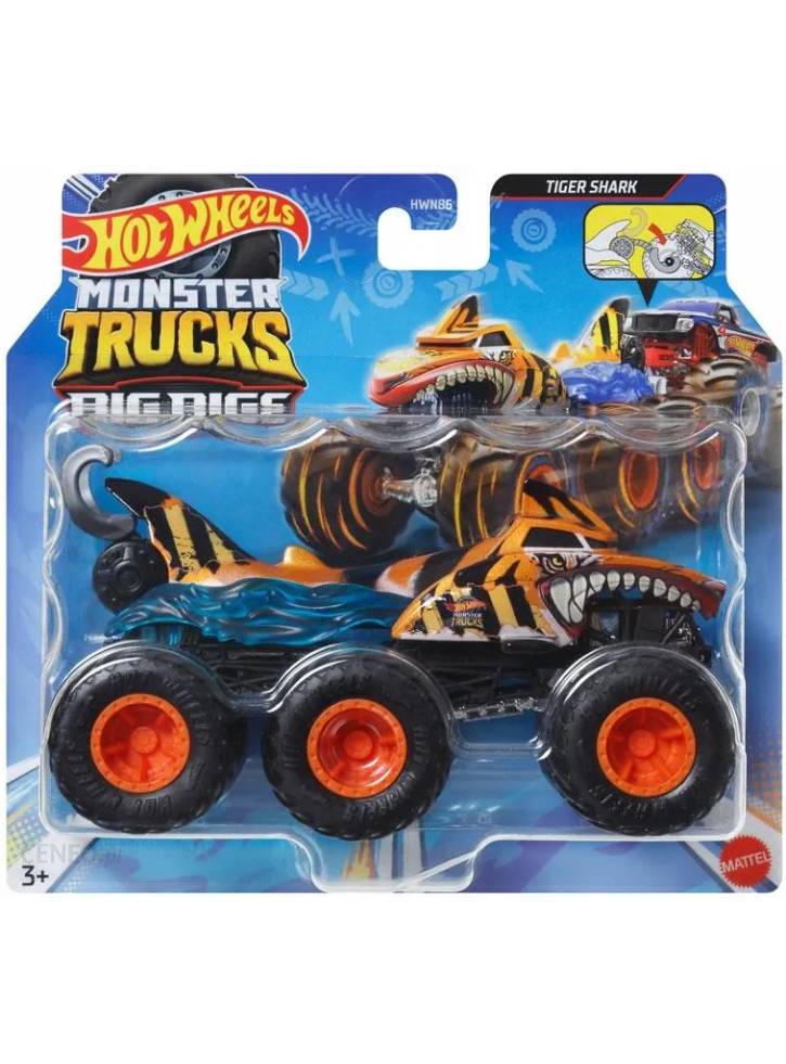 Hot Wheels Monster Trucks Big Rigs Tiger Shark (HWN88)