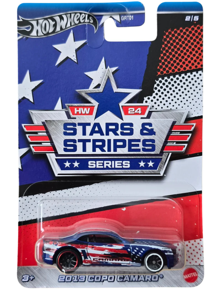 Hot Wheels Stars Stripes Series 2013 Copo Camaro (HRW63)