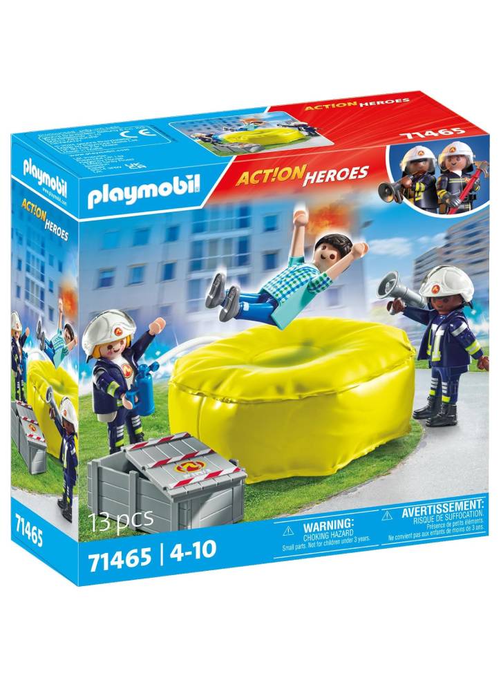 Playmobil Firefighter with air pillow (71465)
