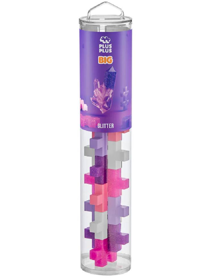 Plus-Plus BIG Glitter Mix 15pc Tube (3432)