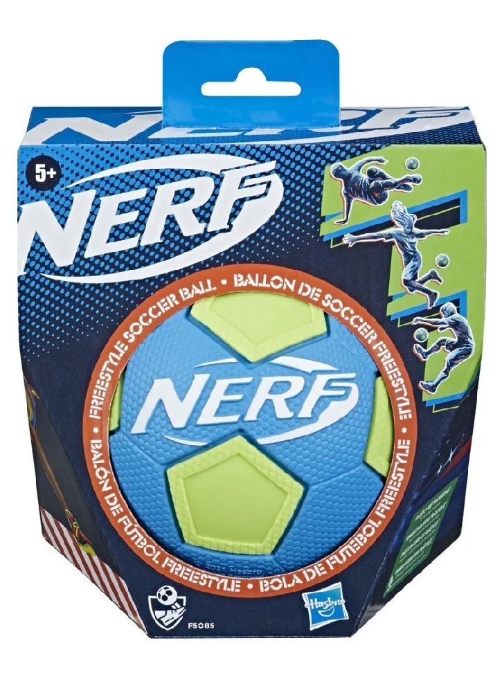 Nerf Sports:Free Style Soccer Ball Blue/ Green (F5085)