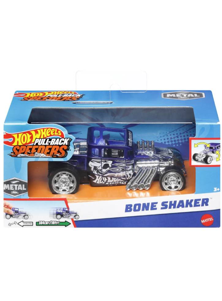Hot Wheels Pull-Back Speeders Bone Shaker (1:43) (HPR71)