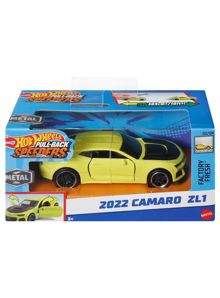 Hot Wheels Pull-Back Speeders 2022 Camaro ZL1 (1:43) (HWH46)