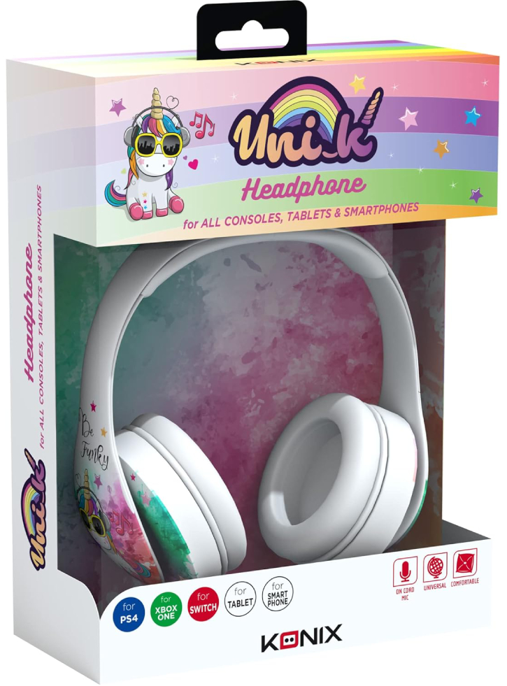 Konix Unik Wired Universal Headset Be Funky - Playstation 5