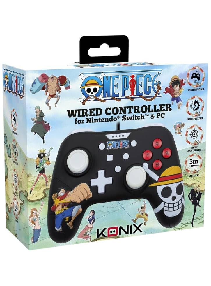 Controller Konix Manette Filaire Wired One Piece - Nintendo Switch