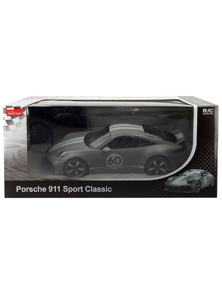 Rastar R/C 1:16 Porsche 911 Sport Classic Grey (94900)