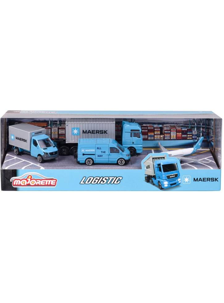 Majorette MAERSK 4 pc Giftpack (212057290Y06)