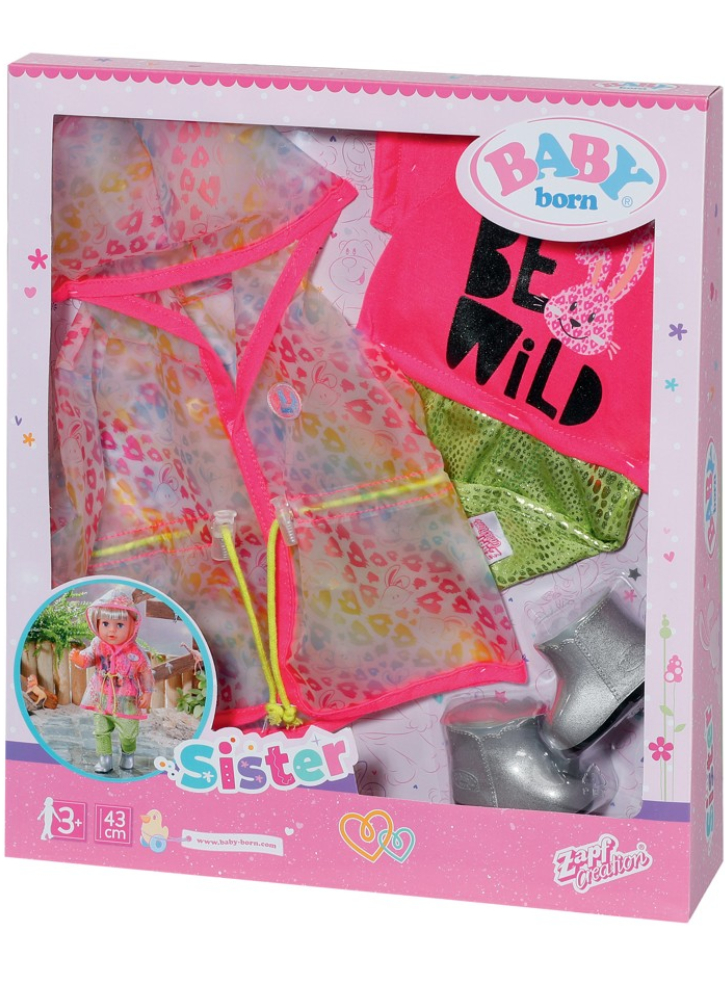 Baby Born Deluxe Trendy Rainbow Set 43cm (828328)