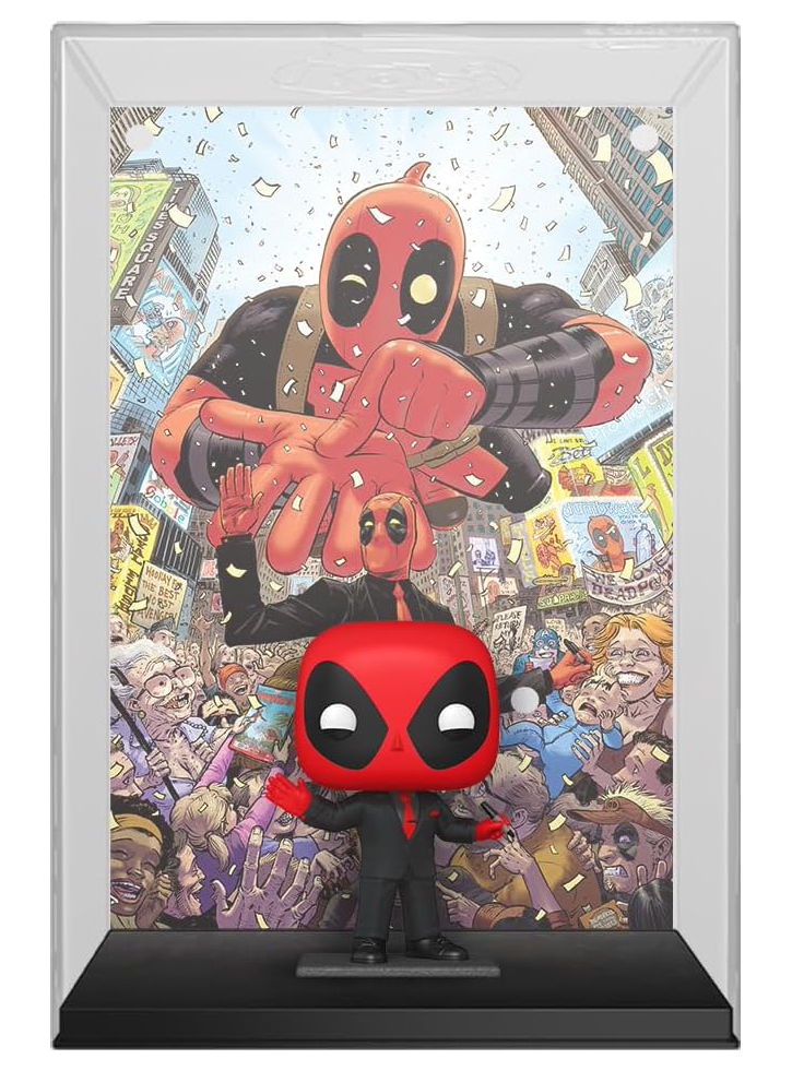 Funko Pop Comic Covers Marvel Deadpool (2025) Deadpool (in Black Suit) #46 9cm
