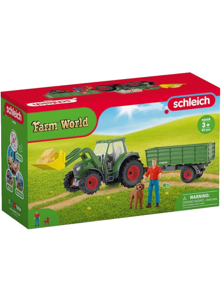 Schleich Farm World Tractor with Trailer (42608)