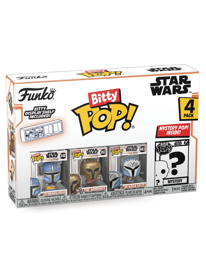 Funko Bitty Pop 4-Pack Mandalorian Heavy Mandalorian