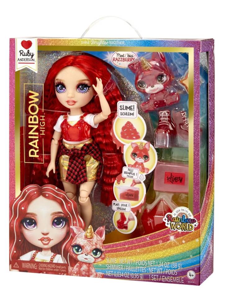 MGA Rainbow High Doll Slime Ruby Anderson (Red) (120179-EU)