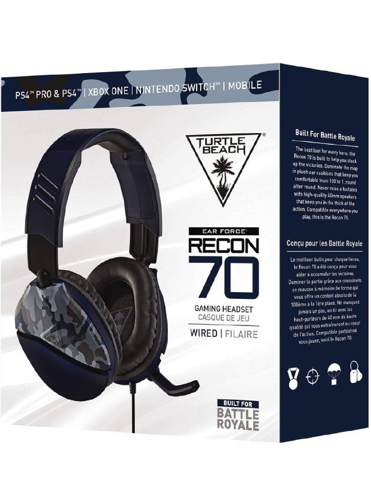 Turtle Beach Recon 70 Blue Camouflage - Xbox/PlayStation/Nintendo/PC