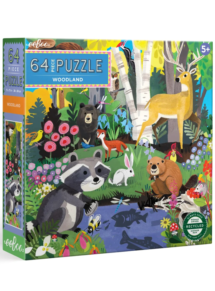 Puzzle EEBOO 64pc Woodland (EPZWDL)