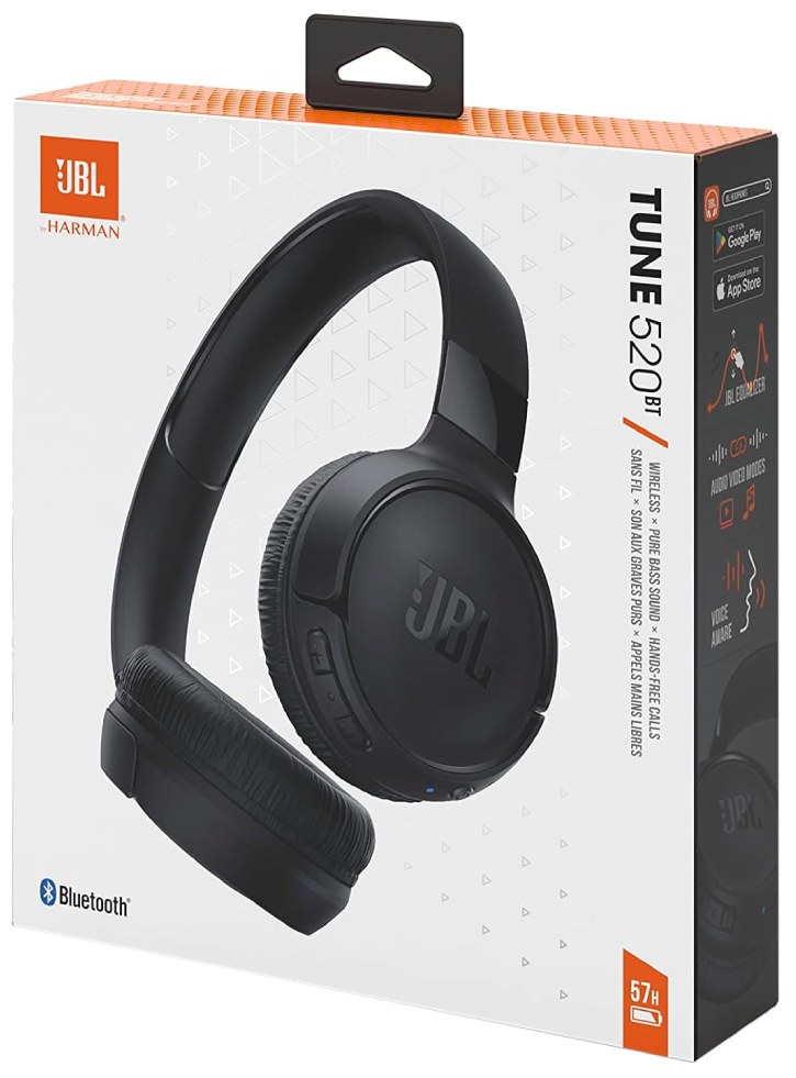 Headphones JBL Bluetooth T520BT Black
