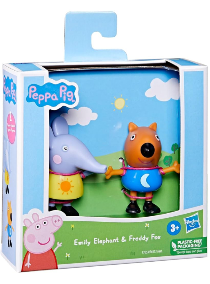 Peppa Pig Best Friends Emily Elephant Freddy Fox (F7653)