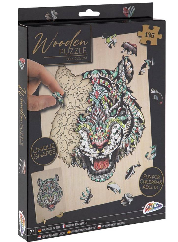 Puzzle Grafix Wooden Tiger 132pcs (400062)