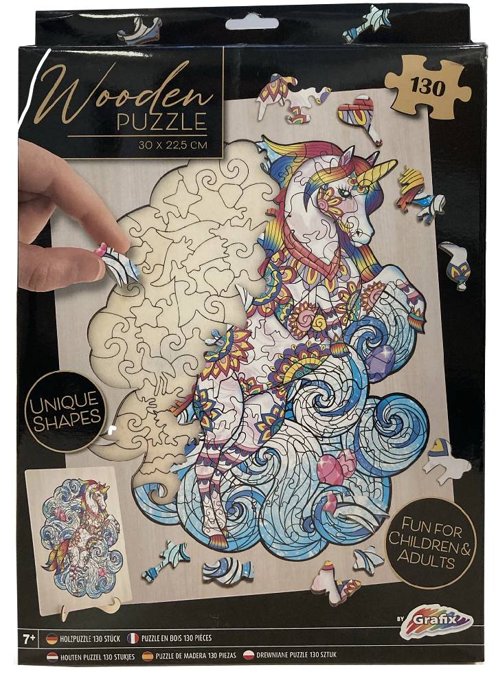 Puzzle Grafix Wooden Unicorn 130pc (980066)