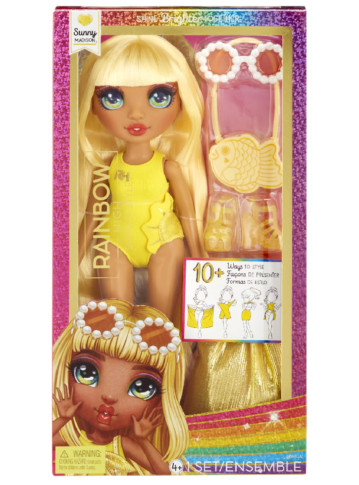 Rainbow High Swim Fashion Doll Sunny