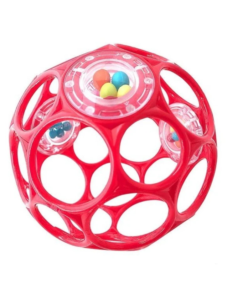 Oball Rattle Red 10cm (11487)